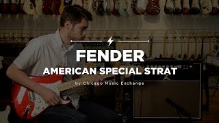 Fender American Special Stratocaster  CME Quick Riffs  Andrew Wittler [upl. by Shanon]