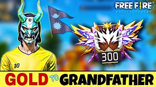 FREE FIRE NEPAL SERVER CS RANK PUSH  FREE FIRE GOLD TO GRANDMASTER   RUSER LITE  LIVE [upl. by Inoue]