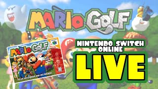 Mario Golf N64 LIVE  Nintendo Switch Online  gogamego [upl. by Petrine]