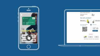 Online betalen met de Bancontactapp met een ander toestel [upl. by Elimac]