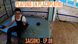 S3E8 RENOVATION GRANGE JE POSE TOUT LE PLACO DE MON PLAFOND DANS LAPPARTEMENT [upl. by Burty]