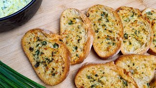 Kruidenboter stokbrood uit de Airfryer [upl. by Phionna]