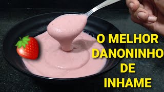 Danoninho de inhame com morango [upl. by Liuka]