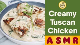 Creamy Tuscan Chicken Recipe That Will Wow Your Tastebuds  Easy OnePan Dinner  Baba Food ASMR [upl. by Sajovich843]