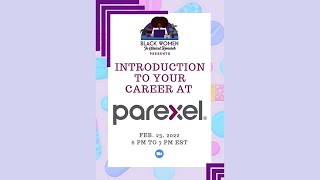 Introduction to your Career at Parexel [upl. by Robbi]