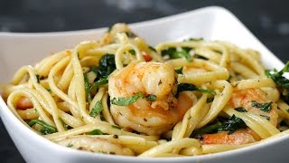 Garlic Butter Shrimp Scampi Shrimp Pasta [upl. by Arria]