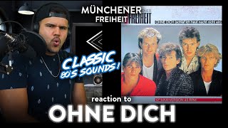 First Time Reaction Münchener Freiheit Ohne Dich PURE 80s  Dereck Reacts [upl. by Ahsirtak]