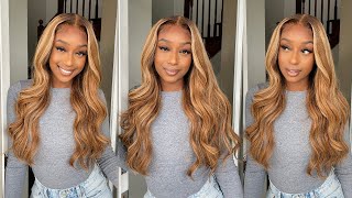 MY FAV PREHIGHLIGHTED WIG  ADDING ROOTS  5X5 HD CLOSURE  NADULA HAIR [upl. by Gherardi]