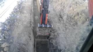 How to dig pipeline ditch [upl. by Erminna]