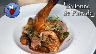 Ballotine de Pintade  Poêlée forestière et jus corsé [upl. by Adleme]