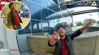 Entitled Law Student Talks Himself into Airport Arrest [upl. by Cunningham110]