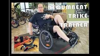 Recumbent Trike Indoor Trainer  SportCrafters MR110 [upl. by Rovert]