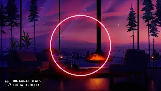 Healing SLEEP Music  Theta  Delta  quotThe Tea Loungequot Binaural Beats Insomnia Relief [upl. by Kciredorb518]