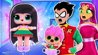 La Hija de ROBIN y STARFIRE descubre sus PODERES 💥 Teen Titans Go❗️Juguetes Fantásticos [upl. by Zebadiah949]