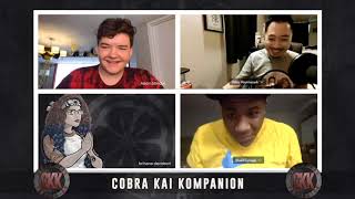 Interview with Khalil Everage and Aedin Mincks Chris and Mitch on Cobra Kai [upl. by Einned]