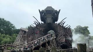 Alton Towers Katanga canyon Mutiny Bay gloomy woods and wickerman multiangle [upl. by Maharg]