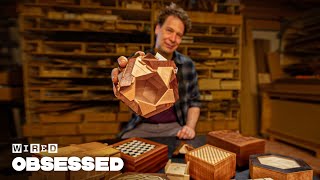 How This Guy Makes the Worlds Best Puzzle Boxes  Obsessed  WIRED [upl. by Iarised]