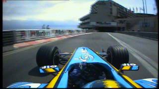 Jarno Trulli Monaco 2004 Pole onboard Pure V10 Sound [upl. by Folly]