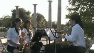 J S Bach Prelude and Fugue No 2 Cousino High School Saxophone Quartet [upl. by Halak224]