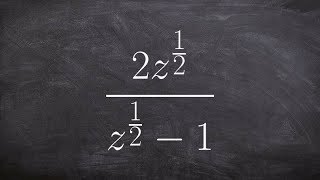 Learn how to rationalize the denominator with a rational exponent [upl. by Nonnac]