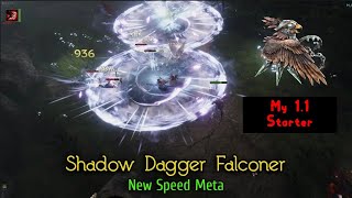 Shadow Daggers Falconer Build Guide and 11 Update [upl. by Ahsiemac377]