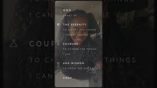 Serenity Prayer 🙏🏾😇 serenity prayer subscribe motivation godsgirl shortsvideo [upl. by Anirac]