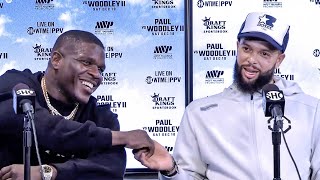 Deron Williams vs Frank Gore • FULL POST FIGHT PRESS CONFERENCE  ShowTime Boxing [upl. by Chasse]