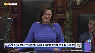 Gov Gretchen Whitmers State of the State address [upl. by Nowtna502]