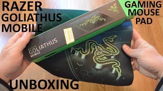 Unboxing Razer Goliathus Mobile Gaming Mouse Pad [upl. by Rao549]