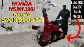 Honda HSM1390i Hybrid Snowblower [upl. by Merlina]