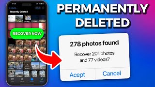 🔄 RECOVER Permanently Deleted Photos amp Videos on IOS  iPhone amp iPad Simple Guide [upl. by Weisburgh]