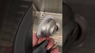 Kraus Sink Strainer  Easy DIY Install KrausUSATV diy plumber handyman sink drain [upl. by Buckels14]