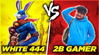 WHITE444🔥 VS 2B Gamer😥The Must Awaited Battle Garena Freefire Clashofgods Hackergameplay [upl. by Ahsied933]