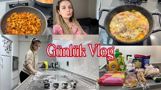 AKŞAM YEMEĞİ SONRASI ASMR TADINDA MUTFAK TEMİZLEME😀👍YİNE SAĞLIKLI GÜNLER😀MARKET ALIŞVERİŞİM☺️Vlog [upl. by Nahshunn]