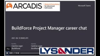 Seminar 27  Project Manager Lysander and Arcadis [upl. by Nileuqaj]