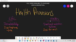 Insurance Exam Incontestability vs Time Limit On Certain Defenses Provisions [upl. by Leupold]