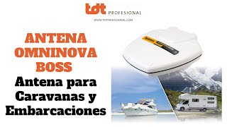 Antena Omninova Boss para caravanas y barcos ACTUALIZADO [upl. by Sharity]