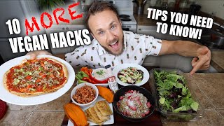 10 MORE Vegan Food Hacks That Will Change Your Life 🔥🌱💪 [upl. by Inness]