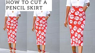 How to Make a Pencil Skirt Pattern Beginners friendly Tutorial [upl. by Haroved]