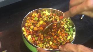 Mango Pickle Recipe  අඹ අච්චාරු [upl. by Aiouqahs]