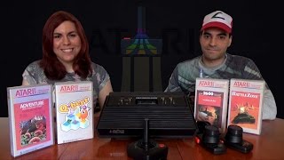 4 JUEGOS RECOMENDADOS PARA ATARI 2600  Vlog [upl. by Queena554]