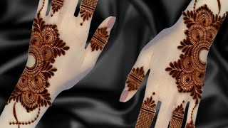 Stylish Back Hand Mehndi Designs ll Easy Latest Arabic Mehndi Designs ll New Arabic Mehndi Design [upl. by Hras]