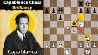 Capablanca Chess Brilliancy  Capablanca vs Fonaroff 1918 [upl. by Mccourt833]