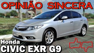 Honda Civic EXR  Tudo sobre o G9  Consumo problemas manutenção preço avaliação completa [upl. by Norrad]