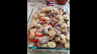 GUINEOS AL ESCABECHE BORICUA CON MOLLEJITAS 🇵🇷 [upl. by Yffat994]