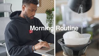 My Realistic amp Productive Morning Routine  95 Work Day [upl. by Roberson]