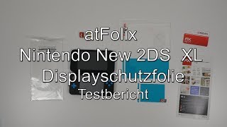 Testbericht Folix Nintendo New 2DS XL Displayschutzfolie atFolix [upl. by Anaihsat]