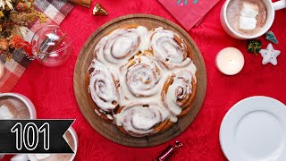 How To Make Homemade Cinnamon Rolls • Tasty [upl. by Aznofla899]