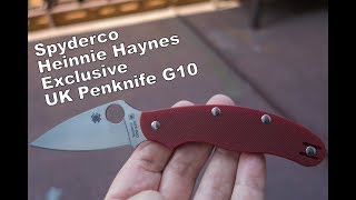 H wie Heinnie Spyderco UKPK Exclusive Run [upl. by Elrod177]