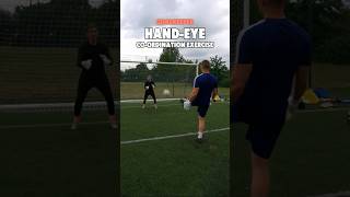 🧤 Goalkeeper handeye coordination exercise 🖐️ 👁️ shorts goalkeepertraining [upl. by Oremar]